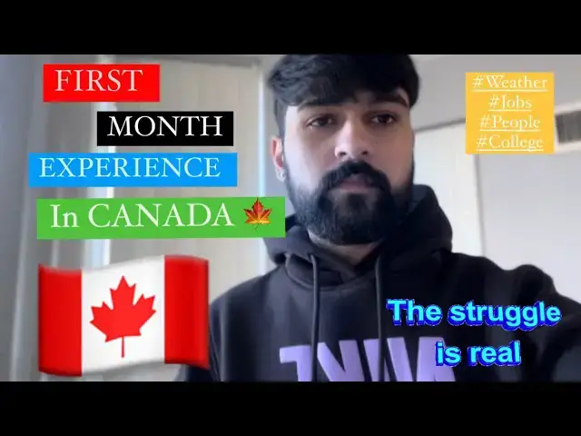 Video thumbnail for First Month Experience In Canada🇨🇦 as an International Student | Weather | Jobs| People|College.