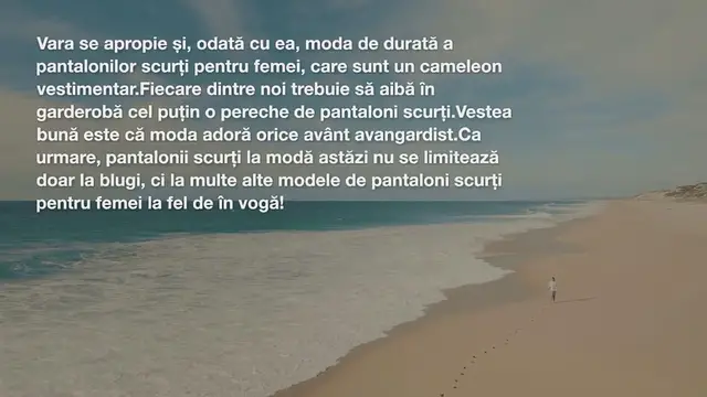 Video thumbnail for Pantaloni scurți pentru femei: ținute pe care trebuie să le încerci în această vară!