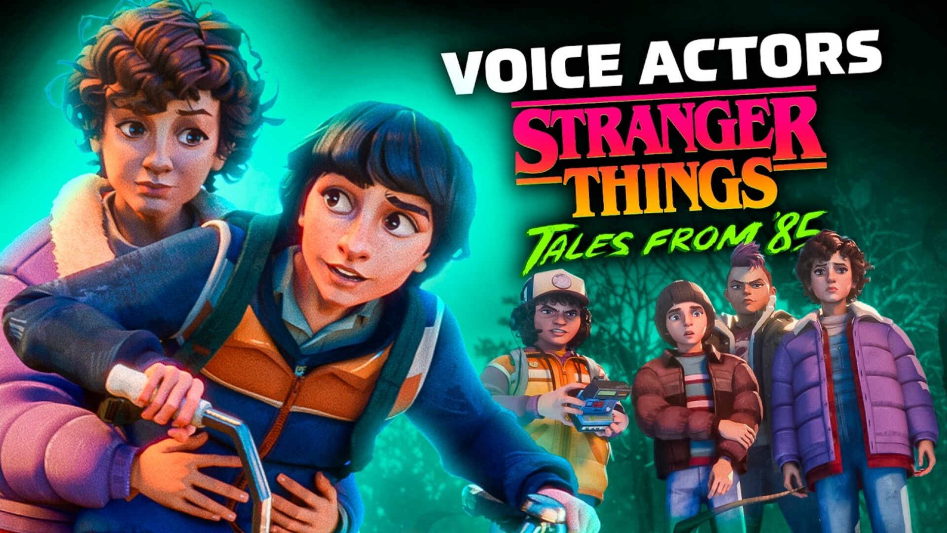 Video thumbnail for What The Cast Of Stranger Things: Tales From '85 Looks Like In Real Life