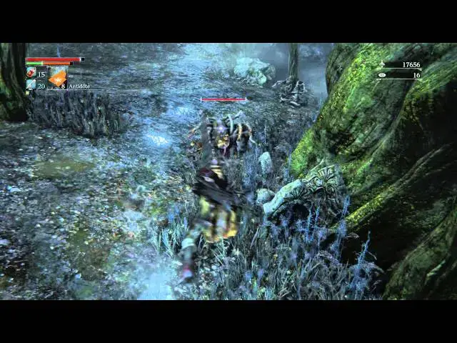 Video thumbnail for Bloodborne - Forbidden Woods: Viper Pit Mob Axeman, Murky Blood Gemstone, Deep Sea Rune Location