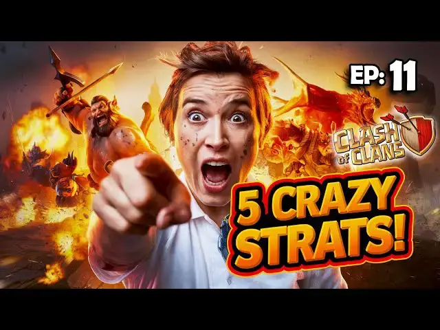 Video thumbnail for These 5 Clash of Clans Attack Strategies Will BLOW Your Mind in 2024!
