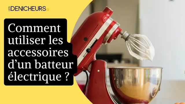 Video thumbnail for 🧁 Comprendre l’utilité de tous les accessoires d’un batteur électrique 🍰