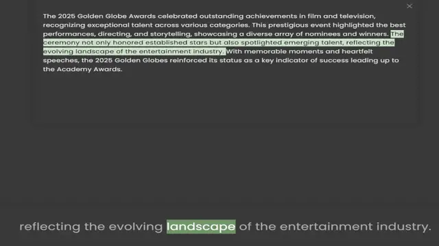 Video thumbnail for recognizing exceptional talent across various categories. This prestigious event highlighted the best performances, directing, and storytelling, showcasing a diverse array of nominees and winners. The ceremony not only honored established