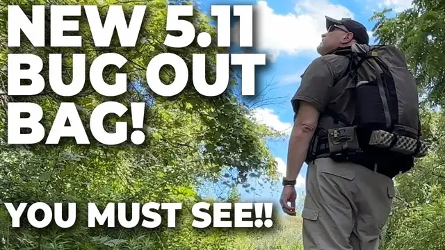 'Video thumbnail for New 5.11 Skyweight Bug Out Backpack | Ultralight Survival Pack'