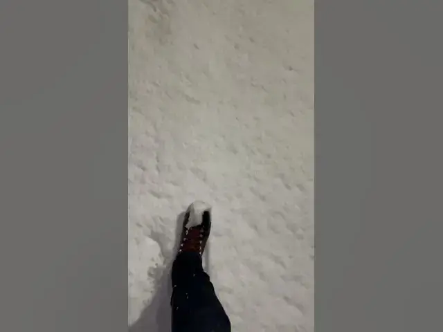 Video thumbnail for #winter #snow #feeling #walkthrough