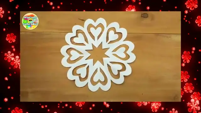 Video thumbnail for Snow Flaks  Paper craft Idea