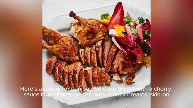 Video thumbnail for duck recipe