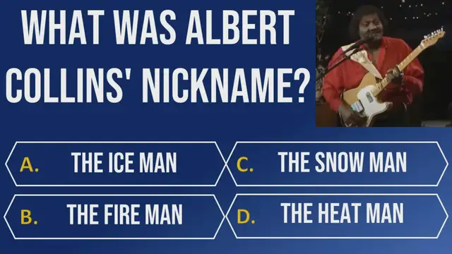 Video thumbnail for How well do you know Albert Collins, the Master of the Telecaster?