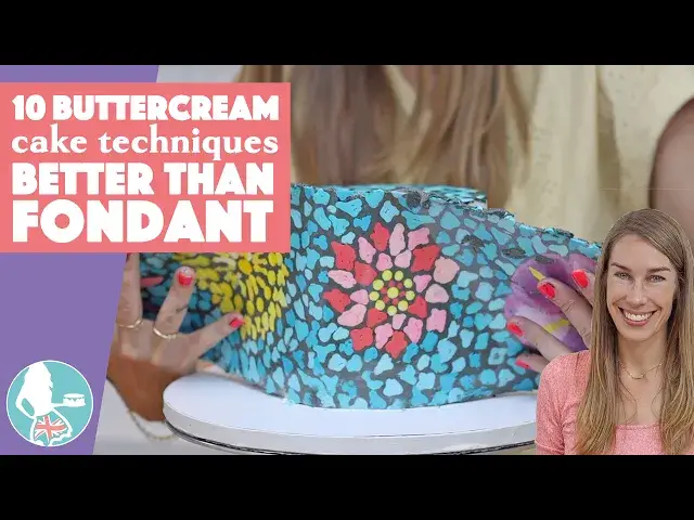 'Video thumbnail for 10 Buttercream Cake Decorating Techniques BETTER Than Fondant'