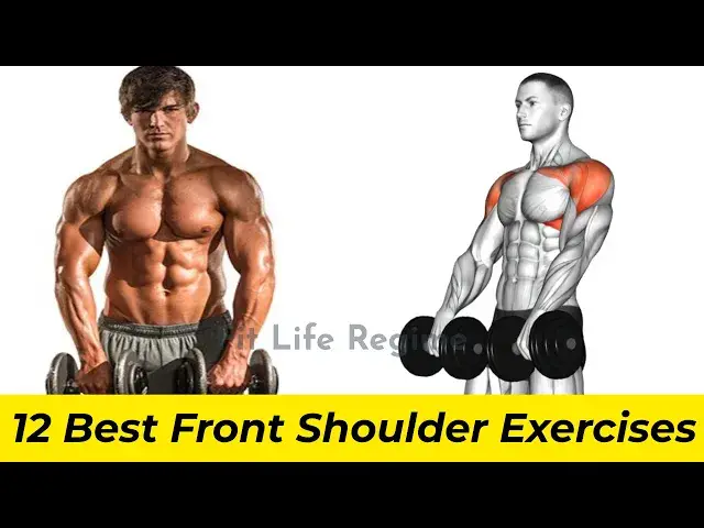 Video thumbnail for 12 Best Front Shoulder Exercises | Top Anterior Deltoid Workout