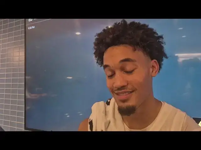 'Video thumbnail for #UNC players Kyan Evans, Seth Trimble, Caleb Wilson and Henri Veesaar after beating Kansas'