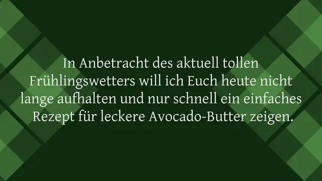 Video thumbnail for Avocado-Butter {grundrezept}