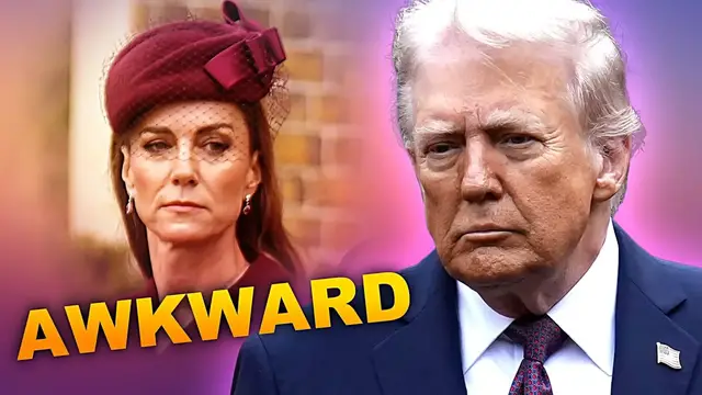 'Video thumbnail for Trump's Awkward Greeting With Kate Middleton Raises Eyebrows'