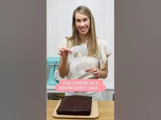 Video thumbnail for Affordable and easy method to make a number cake.Do you love these as much as I do? #cakedecorating