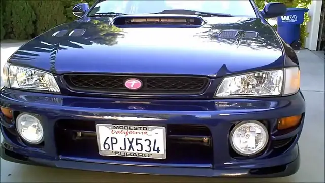 Video thumbnail for 2001 Subaru Impreza RS w/ 2.5 liter on 02 WRX rims & brake upgrade. Exterior/Interior & Exhaust note