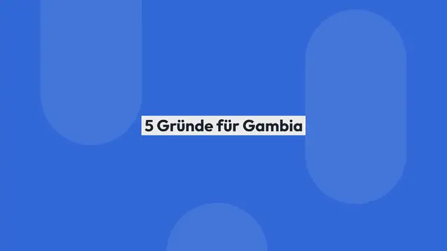 Video thumbnail for 2 (115 Gründe für Gambia Warum die Smiling Coast of Africa unbedingt eine Reise wert ist