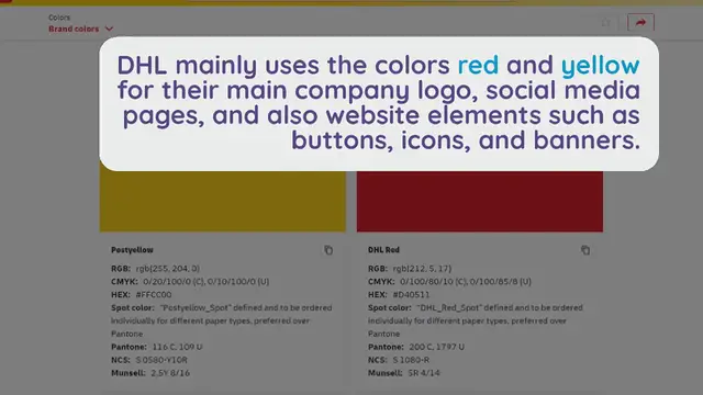 Video thumbnail for DHL Color Palette | HEX, RGB & HSL