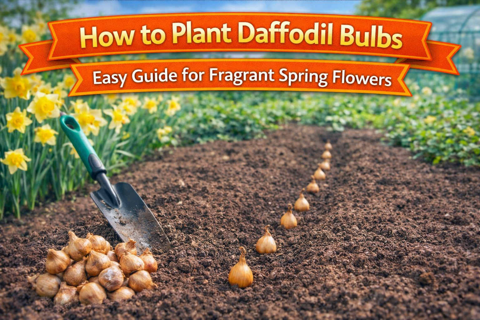 Video thumbnail for How to Plant Daffodil Bulbs | Easy Guide for Fragrant Spring Flowers