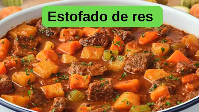 Video thumbnail for Cómo preparar un estofado de res o ternera jugoso y lleno de sabor
