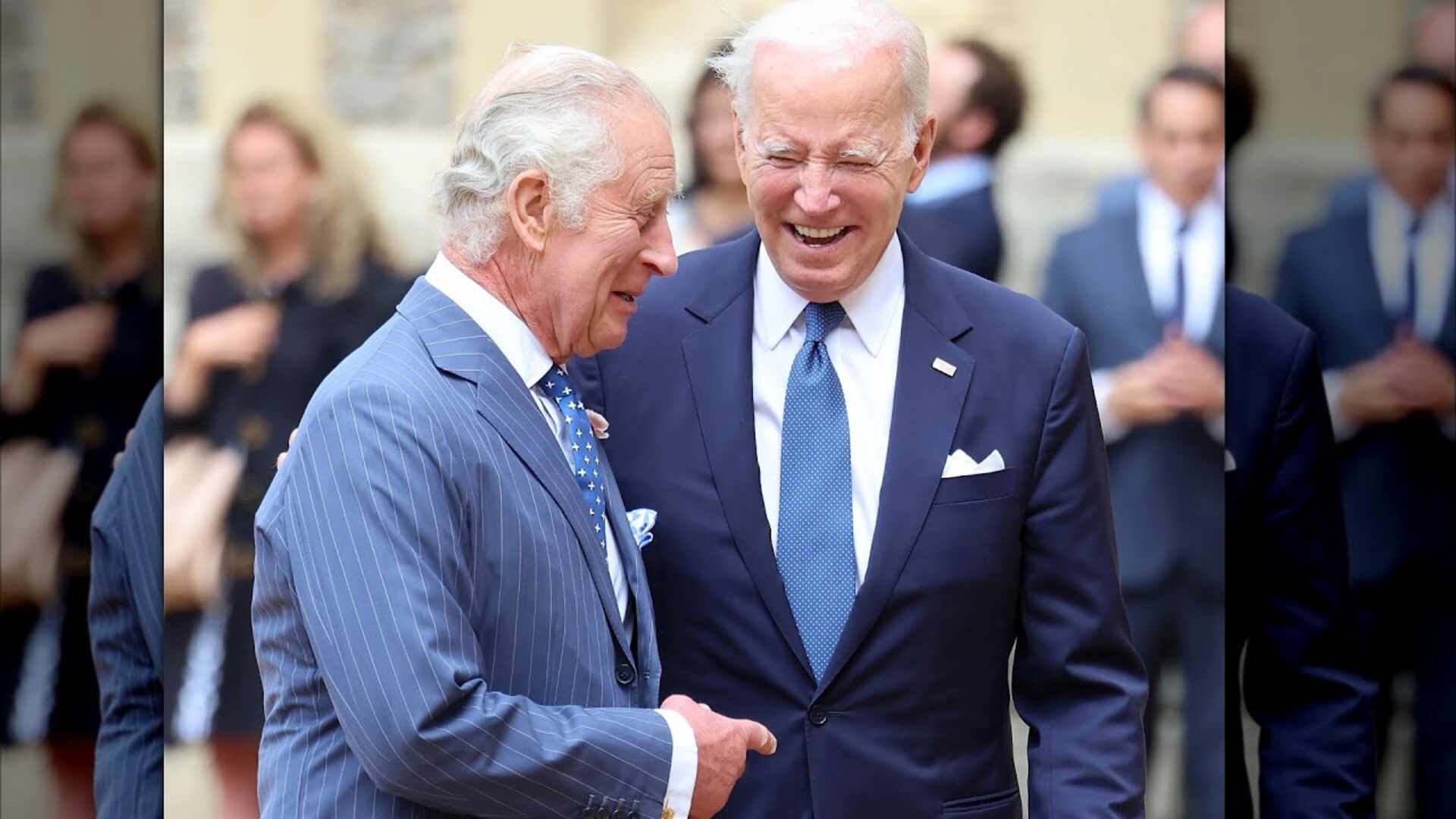 Video thumbnail for How Charles Really Felt About Biden's Touchy-Feely Greeting