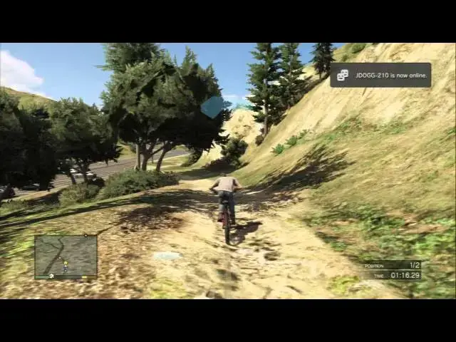 Video thumbnail for Grand Theft Auto V - Exercising Demons Trevor: Trevor Races Mary Ann (Bike) "I Fucking Love You"
