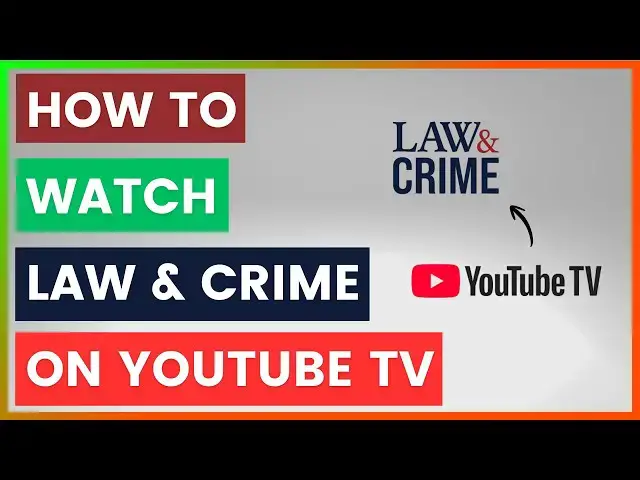 Video thumbnail for How To Watch Law And Crime On YouTube TV? [in 2026]