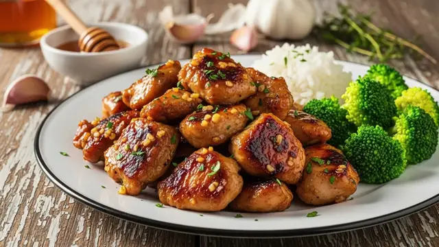 Video thumbnail for Better Than Takeout Honey Garlic Chicken (Using Ingredients You Already Have)