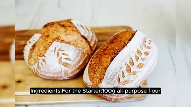 Video thumbnail for Golden Crust, Tangy Flavor_ Classic Sourdough Bread