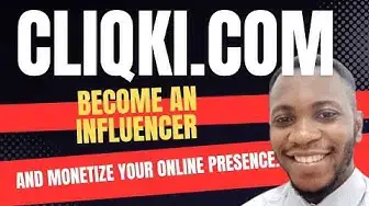 Video thumbnail for How to make money online using Cliqki.com 🔥Cliqki Pays you For Sharing Contents #influencer #cpa