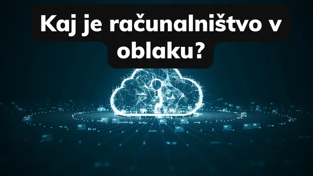 Video thumbnail for Kaj je računalništvo v oblaku (Slv)