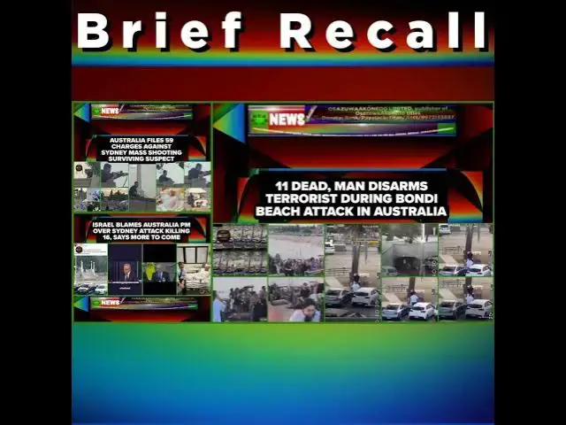 Video thumbnail for NewsBriefRecall @10am 17-12