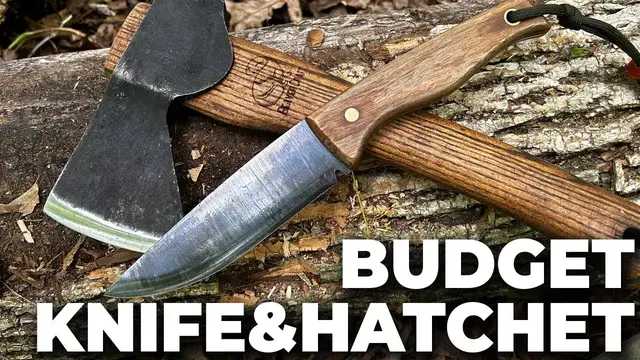 'Video thumbnail for How To Choose The Best Budget Bushcraft Hatchet & Knife | Beavercraft Tools'