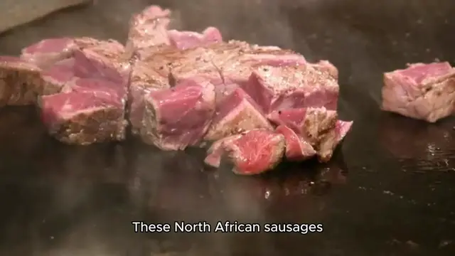 'Video thumbnail for Gegrillte Merguez-Laugenstange'