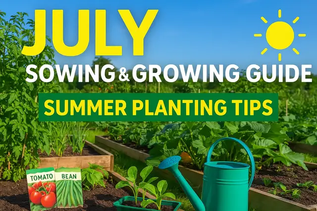 'Video thumbnail for July Sowing & Growing Guide | Summer Planting Tips for the Allotment Garden'