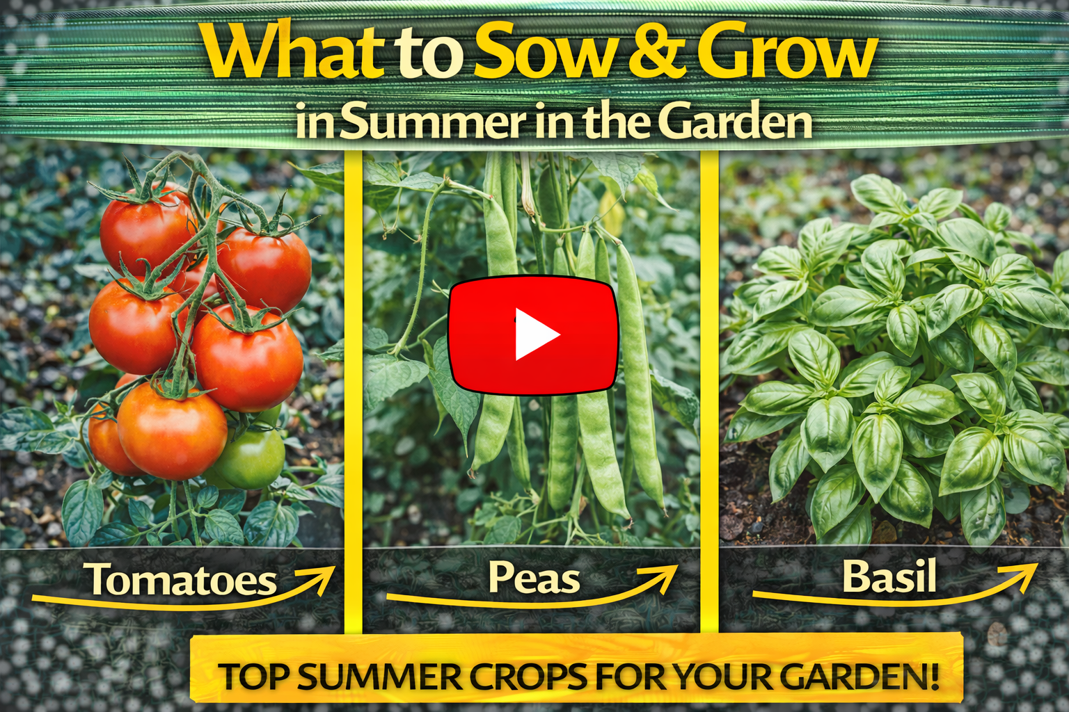 Video thumbnail for What to Sow and Grow in Summer in the Garden