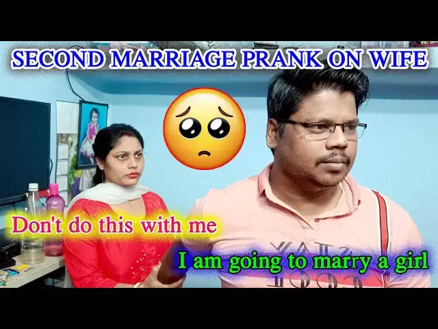 Video thumbnail for Second Marriage Prank On Wife || Prank On Wife Gone Wrong || #PrankWife #PrankVideo #PrankStarSekhar