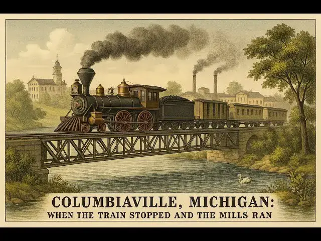 'Video thumbnail for When the Train Stopped and the Mills Ran: Life in Columbiaville, Michigan, Circa 1900'