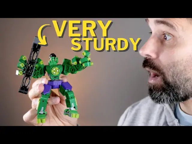 'Video thumbnail for Very Sturdy & Cool To Play: LEGO Marvel Hulk Mech Armor 76241'