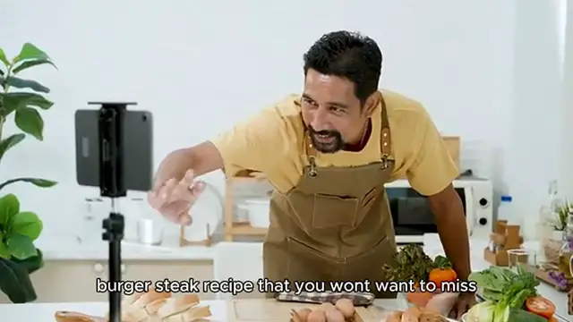 Video thumbnail for burger steak recipe