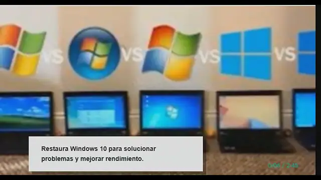 Video thumbnail for Como restaurar Windows 10 con un comando