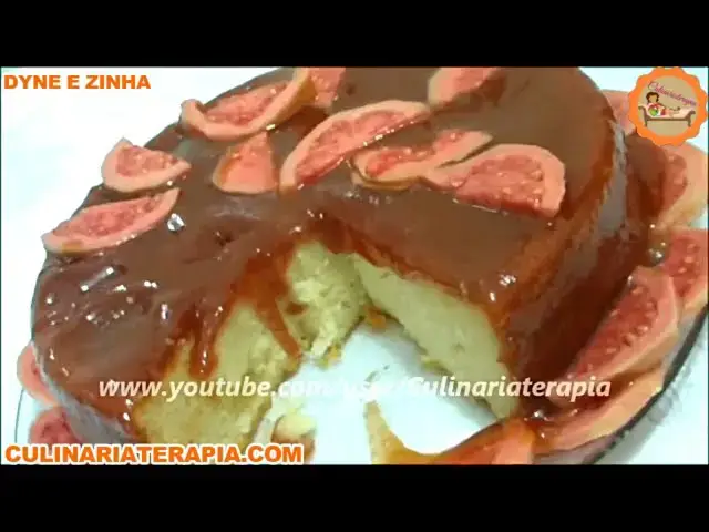 Video thumbnail for Como Fazer Bolo de Ricota com Calda de Goiabada Cremosa - Receita de Cheese Cake com Goiabada