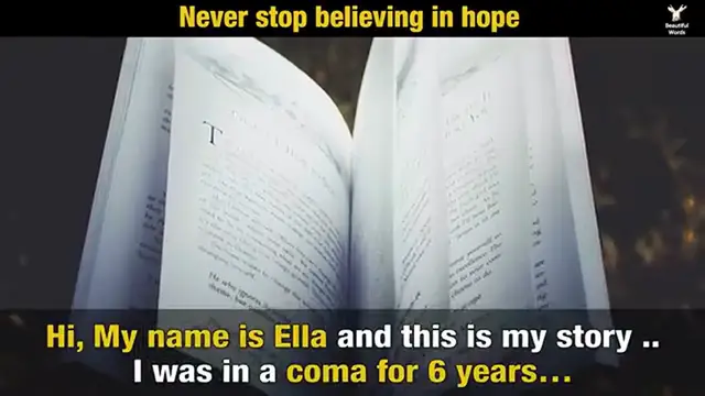 Video thumbnail for I was in a coma for 6 years, but I could hear everything! Never stop believing in hope ..