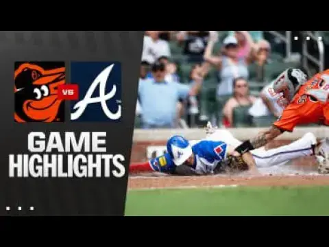 Video thumbnail for Baltimore Orioles at Atlanta Braves Full-Game Highlights! | 07/05/2025