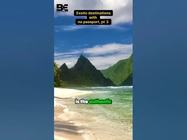 'Video thumbnail for Exotic places, no passport required'
