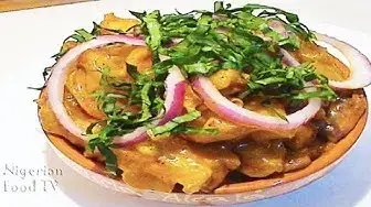 Video thumbnail for How to Make Nkwobi (Nigerian Spicy Cow Foot) | Nigerian Food TV Recipes