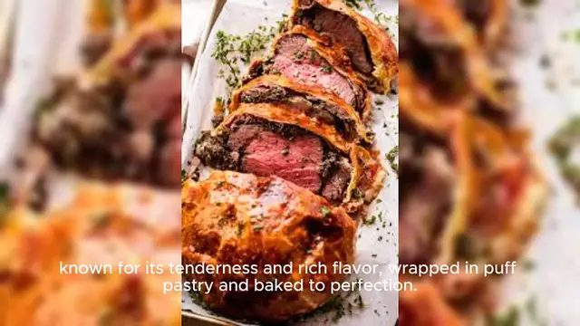 Video thumbnail for Beef Wellington – Beef tenderloin wrapped in puff