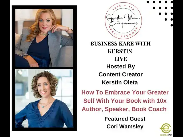 Video thumbnail for 109. How To Embrace Your Greater Self With Your Book With Publisher Cori Wamsley