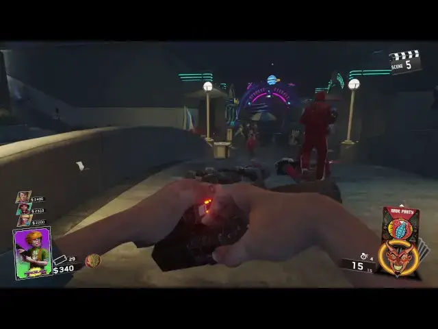 Video thumbnail for Call of Duty: Infinite Warfare - Zombies In Spaceland: Poindexter (Seth Green) Up To Scene 9 Action