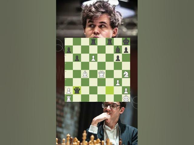 Video thumbnail for Magnus Carlsen's Brutal Mate in 3 #chess #magnuscarlsen #chesspuzzle