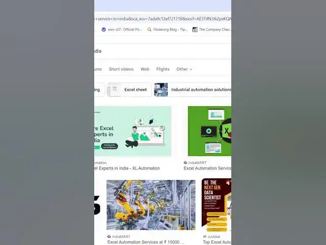 'Video thumbnail for Excel Automation Service in India #excel #tutorial #exceltips'
